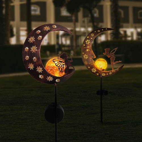 Teresa's Collections 2 Luces Solares De Luna De Hadas Para D
