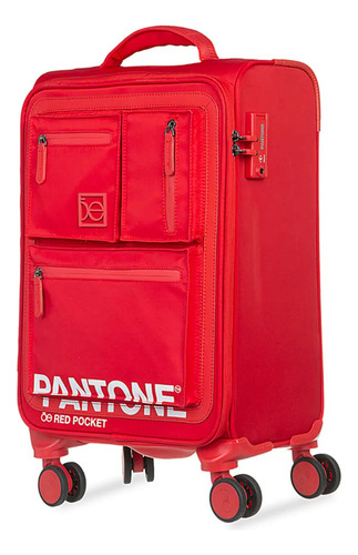 Equipaje Vertical De Cabina 20 PLG Oe X Pantone Roja