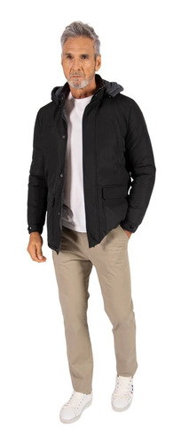 Campera Hombre Reversible Impermeable Oxford Polo Club Ubon 
