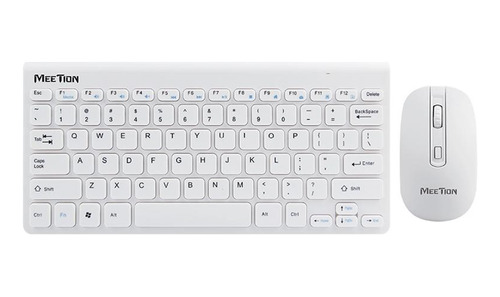 Teclado Inalámbrico Meetion Mt-mini4000 Blanco