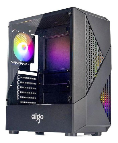 Gabinete Gamer Aigo A01 Lateral De Vidro Mid-tower Sem Fan Cor Preto