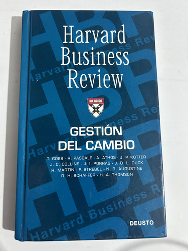 Libro Gestión Del Cambio - Harvard - Tapa Dura - Oferta