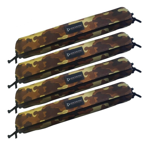 4 Almohadillas Apoyo Cervicales Barras Sentadillas Genetic Color Camuflado Desert