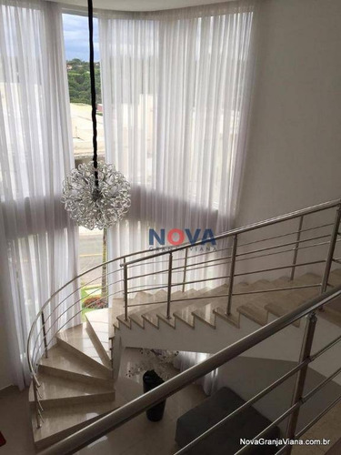 Imagem 4 de 30 de Casa Com 4 Dormitórios À Venda, 340 M² Por R$ 1.950.000,00 - Beverly Hills - Jandira/sp - Ca1789
