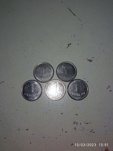 Coleção De 10 Moedas Raras De 1 Centavo (Usado)