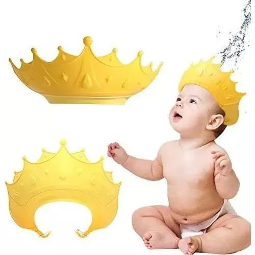 Gorro Sombrero De Baño Ducha Bebés Niños Corona Visera
