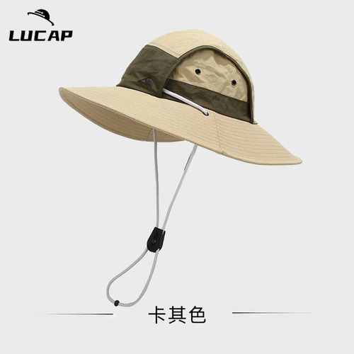Gorro De Senderismo Impermeable De Ala Grande Para Hombre, P