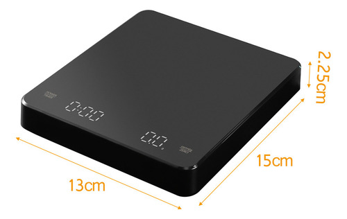 Báscula De Café Digital Con Temporizador, Led, 5 Kg Como Máx