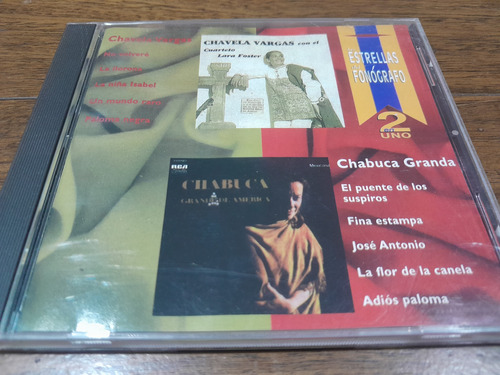 Cd - Chavela Vargas / Chabuca Granda - 2 En Uno - Usa - 1995