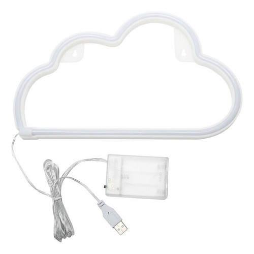 Lámpara De Noche Con Letrero De Neón Con Forma De Nube Led P