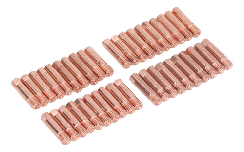 Antorcha De Soldadura 15ak Contact Tip, 40 Unidades, Cobre,