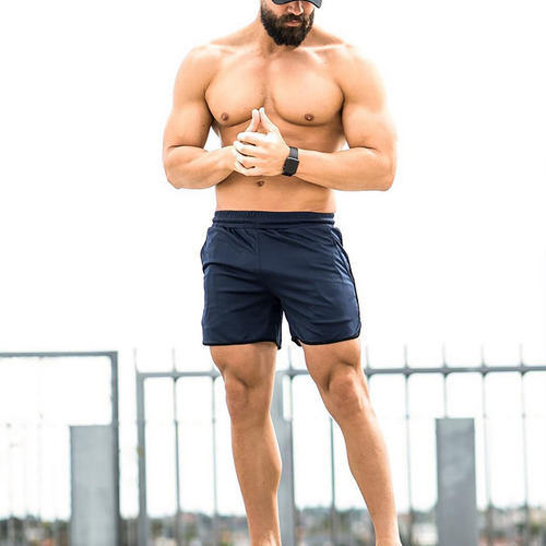 Short Gym Deportivo Sports Transpira Elástico Cómodo De Moda