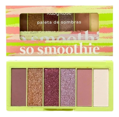 Paleta De Sombra So Smoothie Ruby Rose Sombra Multicolor