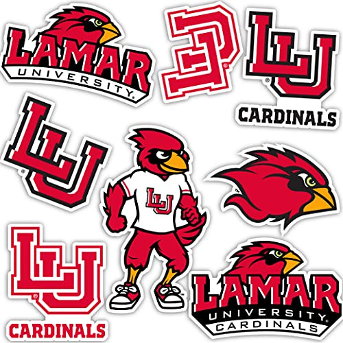 Calcomanía De Universidad Lamar Cardinals Lu, Pegatina...
