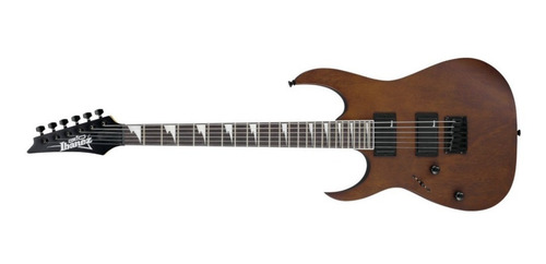 Imagen 2 de 5 de Guitarra eléctrica para zurdo Ibanez RG GIO GRG121DX soloist de okoume walnut flat con diapasón de amaranto