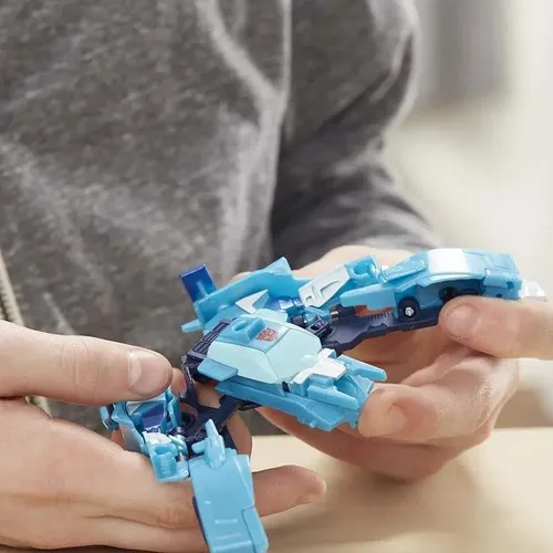 Figura Transformers Cyberverse 1 Step Blurr E3525 Hasbro