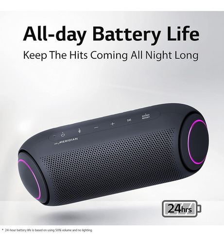LG Xboom Go Speaker Pl7 Bluetooth Inalámbrico Portátil, D...