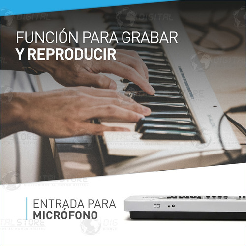 Imagen 4 de 10 de Teclado Musical Piano Organo Infantil Niño Juguete 49 Teclas