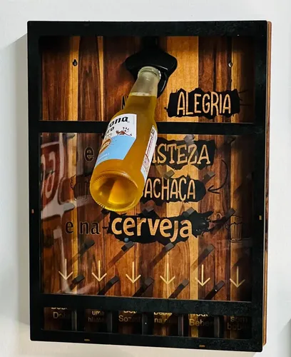 Abridor De Garrafa Jogo De Queda Tampinhas