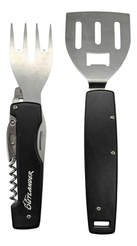 Utensilios Para Asar Todo En 1 Pinza Tenedor Navaja Camping