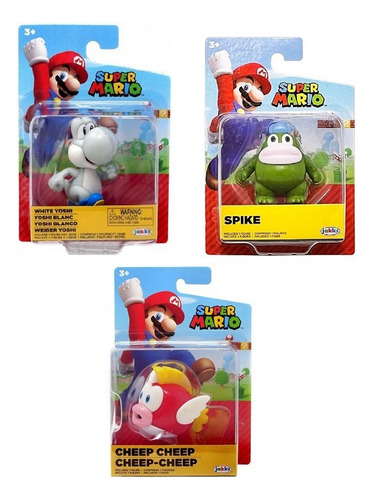 Muñecos Figuras De Super Mario Bros 6cm            