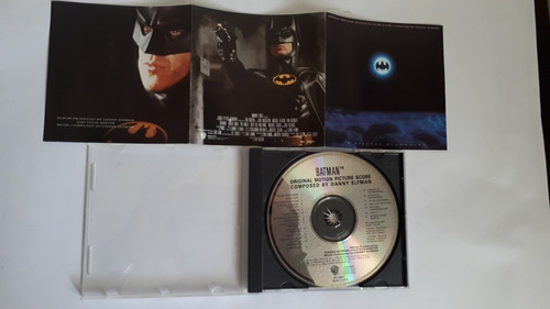 Batman Cd Soundtrack Banda Sonora Película 1989 Danny Elfman