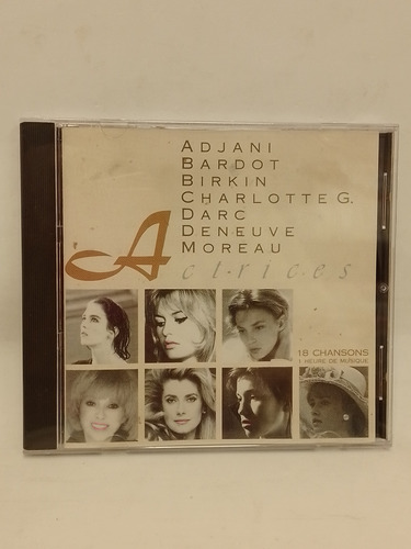 Actrices 18 Chansons Cd Nuevo 