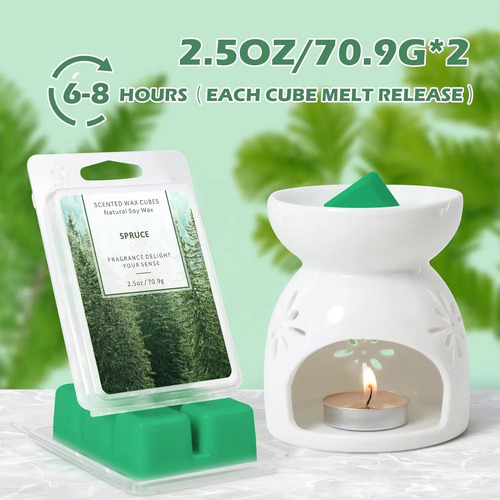 Cera Soja Aromatica Para Sacheteros Paquete 2 Forma Cubos
