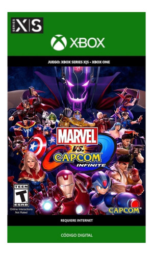 Marvel Vs Capcom Infinite Xbox Series X|s Digital Codigo 