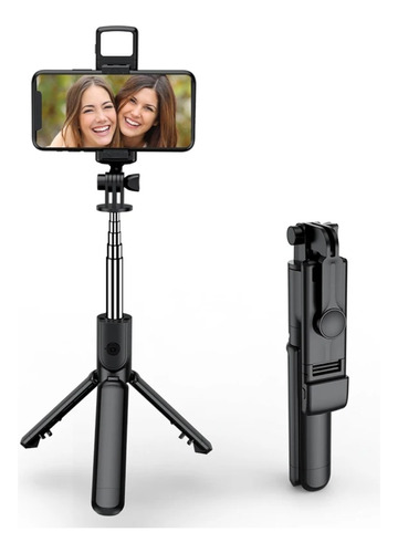 Monopod Trípode Palo Selfie Stick Bluetooth Luz Led Control