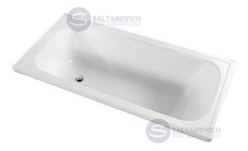 Bañera 120 Acrilico Sanitarios Reforzada Clasica