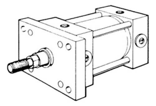 Cilindro Hidraulico Alta Presion Nfpa Montaje Mf1 3000 Psi