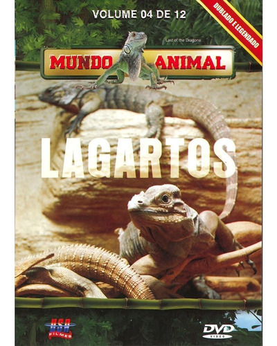 Dvd Mundo Animal - Lagartos Vol. 4 De 12