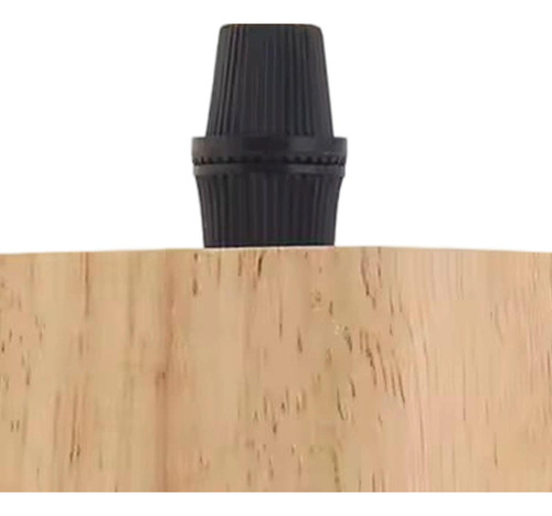 Soporte De Lámpara Led De Madera Del 6,2 Cm X 6,5 Cm