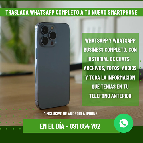 Traspaso De Whatsapp Y Whatsapp Business A Tu Nuevo Celular 