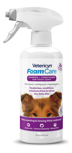 Champ Para Mascotas Foamcare Para Abrigos Gruesos De Veteric