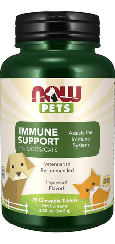 Mascota Inmune Apoyo Para Gatos Y Perros 90 Tabletas