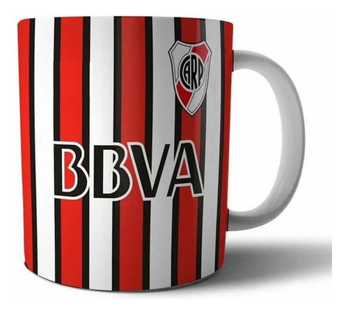 Taza Ceramica Sublimada River Plate Tricolor #254