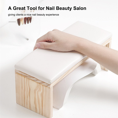 Porta-travesseiros Nail Arm Rest - Suporte De Madeira Para U