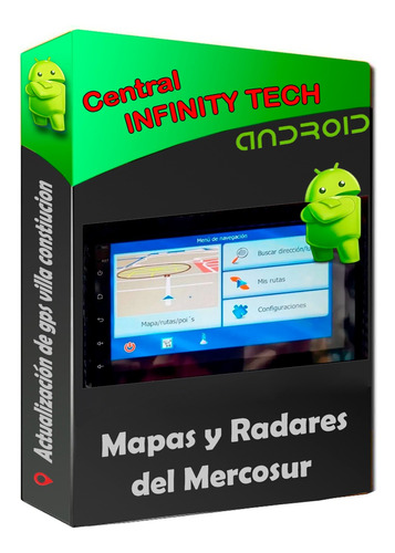 Actualización Gps Estereo Android Infinity Tech Igo Mercosur