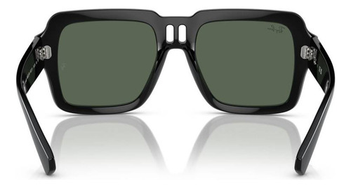 Ray-ban Magellan Para Rostros Grandes Unisex Rb4408 667771 Único Negro Verde Oscuro Negro Negro