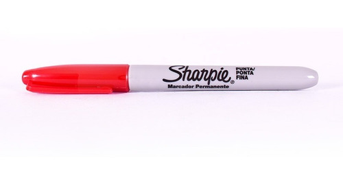 Sharpie Rojo Permanente Punta Fina 