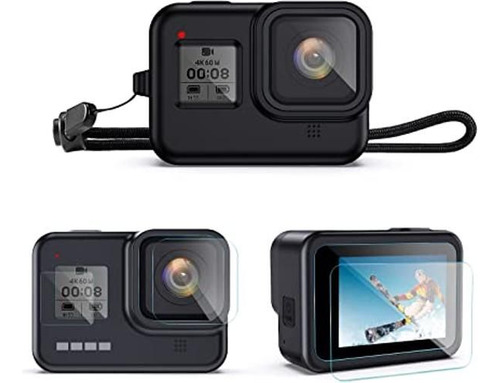 Kit De Accesorios Para Gopro Hero 8 Negro Funda