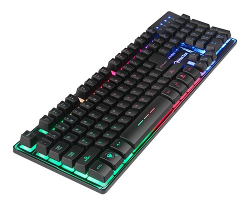 Teclado Gamer De Membrana Rgb Meetion K9300 Español 