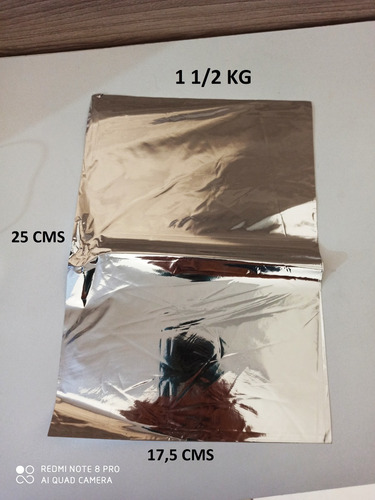 Bolsas Aluminizadas (metalizadas) Café, Hamburguesas Otros..