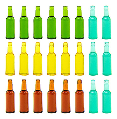 Auear, 24 Piezas Preciosas Botellas De Cerveza Miniatura 1-.