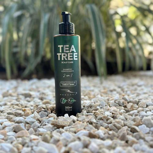 Shampoo Tea Tree 2x1 Cabelo E Barba