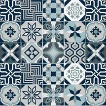 Comprar Vinilo Azulejo Mosaico Adhesivo 20x20 Piso X 10u Laminado Color 02. Evora