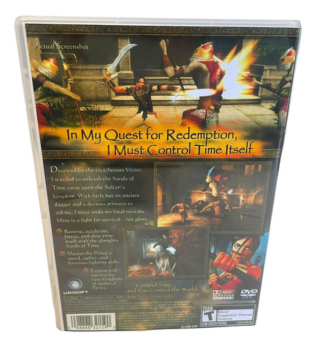 Prince Of Persia The Sands Of Time Com Capa E Pôster Ps2