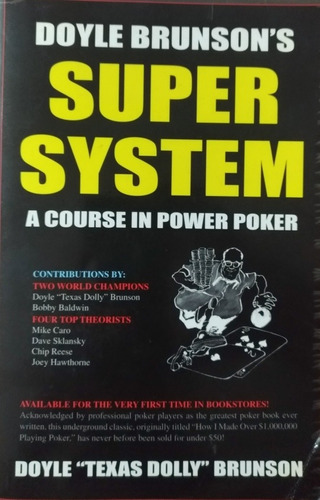 Livro - Super System - A Course In Power Poker.